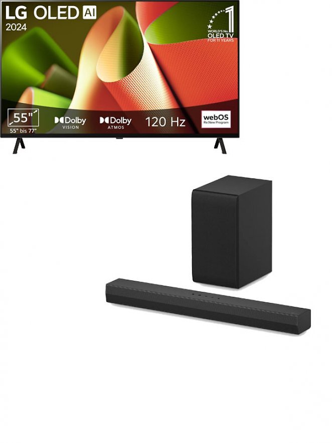 Spar-Bundle: LG OLED55B4 + Soundbar LG DS40 (auf der Produktseite etwas herunterscrollen, rechts steht das Angebot)