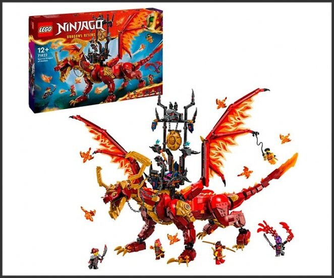 LEGO 71822 Ninjago Quelldrache der Bewegung, Konstruktionsspielzeug