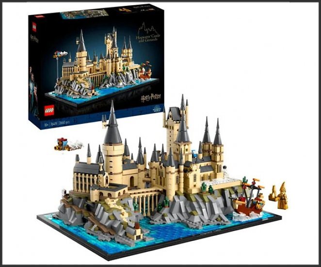 LEGO 76419 Harry Potter Schloss Hogwarts mit Schlossgelände, Konstruktionsspielzeug