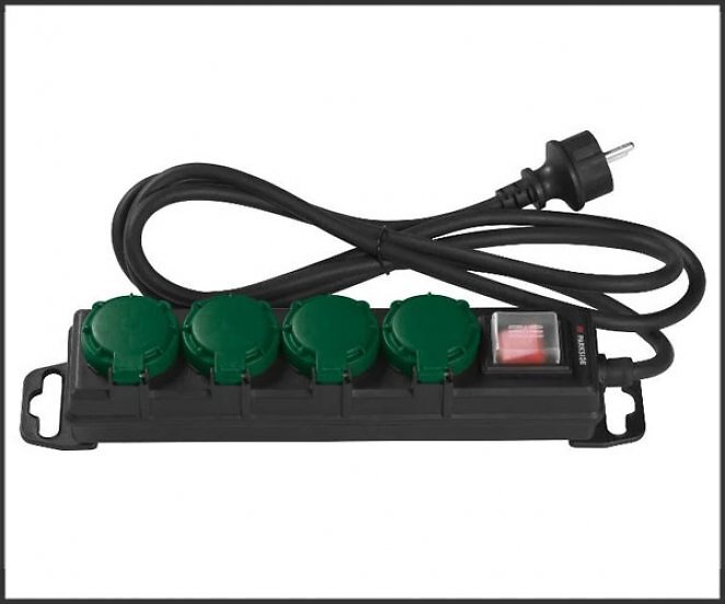 PARKSIDE® Außensteckdosenleiste, mit Sicherheitsklappdeckel