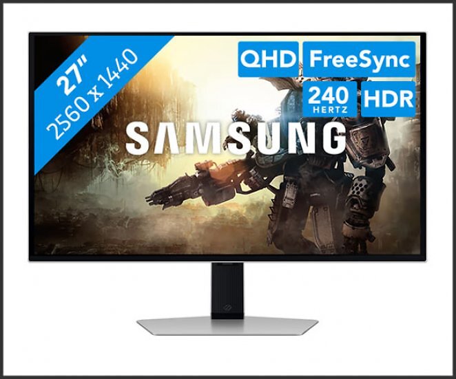 Samsung Odyssey OLED G6 LS27DG612SUXEN (27 Zoll, QHD, 240 Hz, HDR, FreeSync)