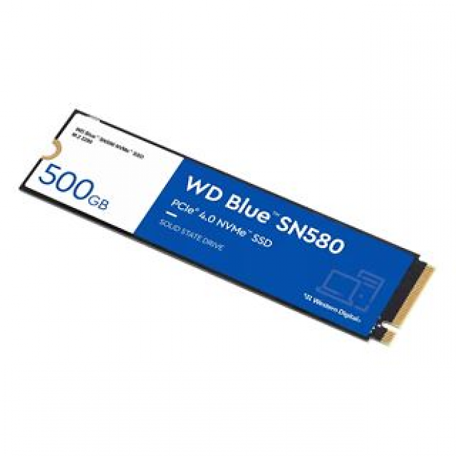 WD Blue SN580 500 GB, 4.000 MB/s Lesen, 3.600 MB/s schreiben