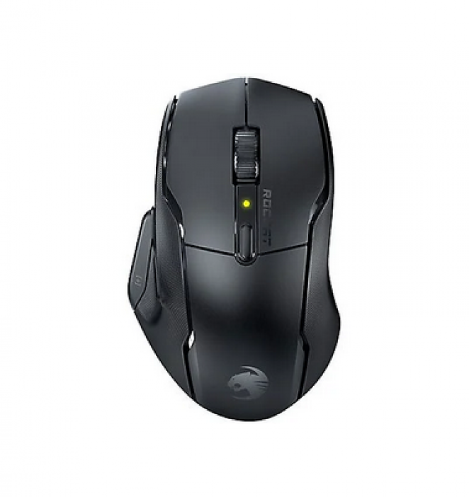Roccat Kone Air, kabellose Gaming-Maus mit 800 Stunden Akkulaufzeit, 19.000 DPI, 2,4 GHz oder Bluetooth, schwarz