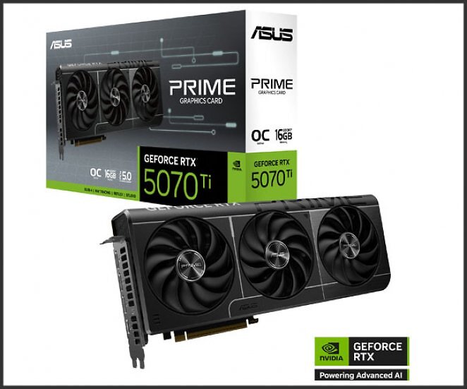 ASUS Prime RTX 5070 Ti 16 GB