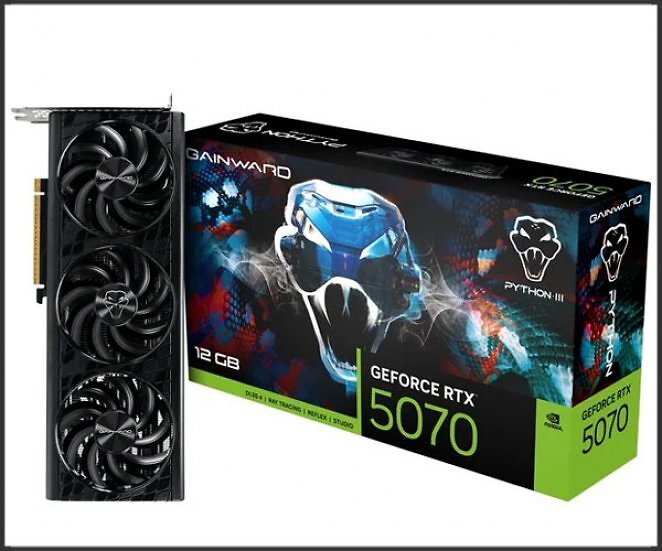 Gainward GeForce RTX 5070 Python III, Grafikkarte