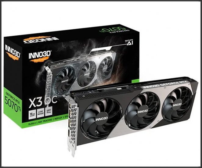 INNO3D GeForce RTX 5070 Ti X3 OC, Grafikkarte