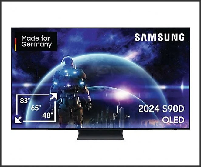 SAMSUNG OLEDGQ48S90D OLED TV (Flat, 48 Zoll / 122 cm, OLED 4K, SMART TV, Tizen)