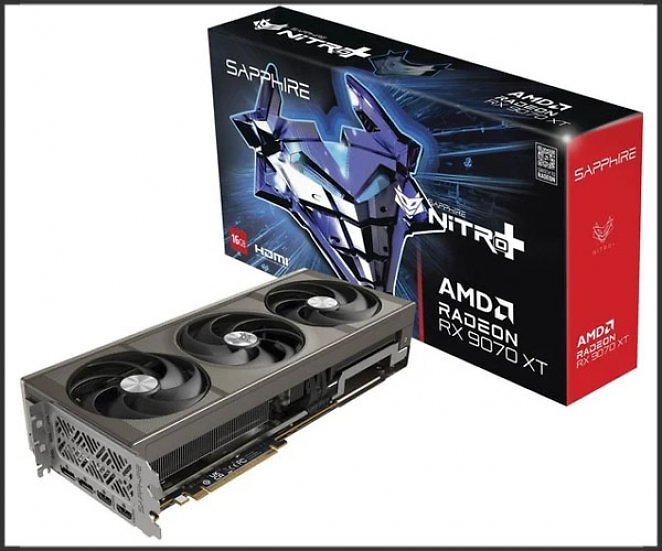 SAPPHIRE Radeon RX 9070 XT Nitro+ Gaming OC