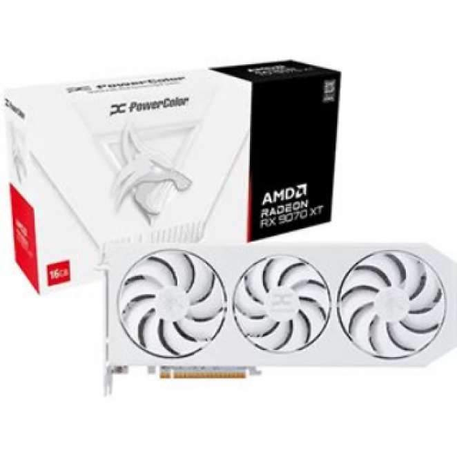 PowerColor Hellhound Spectral White Radeon RX 9070 XT