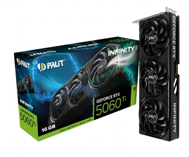 PALIT GeForce RTX 5060 Ti Infinity 16GB Grafikkarte