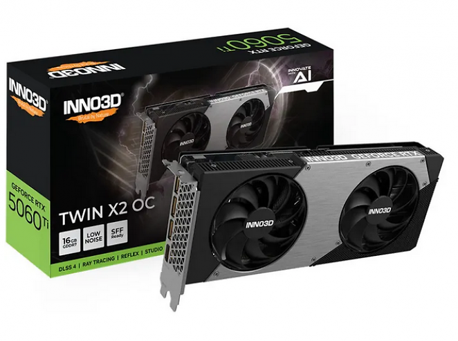 INNO3D GeForce RTX 5060 Ti Twin X2 OC 16GB