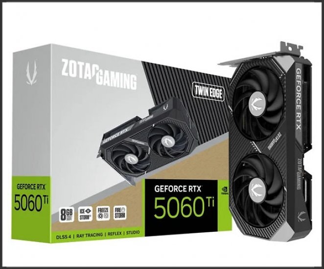ZOTAC GeForce RTX 5060 Ti Twin Edge 8GB, Grafikkarte