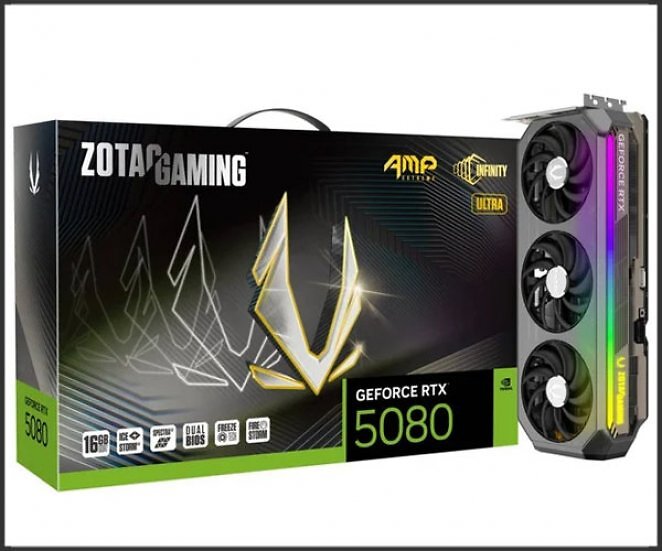 ZOTAC GeForce RTX 5080 AMP Extreme Infinity Ultra