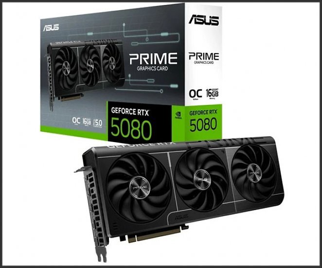 ASUS GeForce RTX 5080 PRIME OC, Grafikkarte