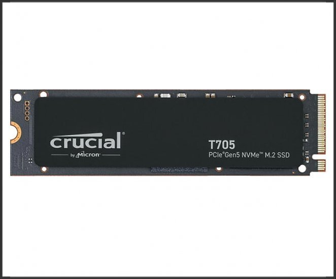CRUCIAL T705 PCIe Gen5 NVMe Festplatte, 2 TB SSD M.2, intern