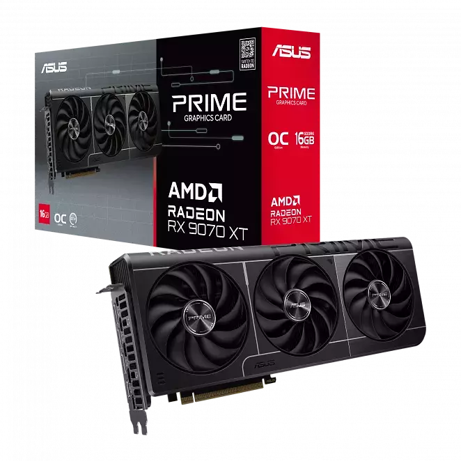 Asus Prime Radeon RX 9070 XT OC
