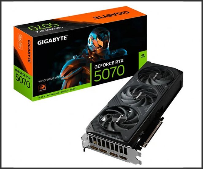 GIGABYTE GeForce RTX 5070 WINDFORCE SFF 12G, Grafikkarte