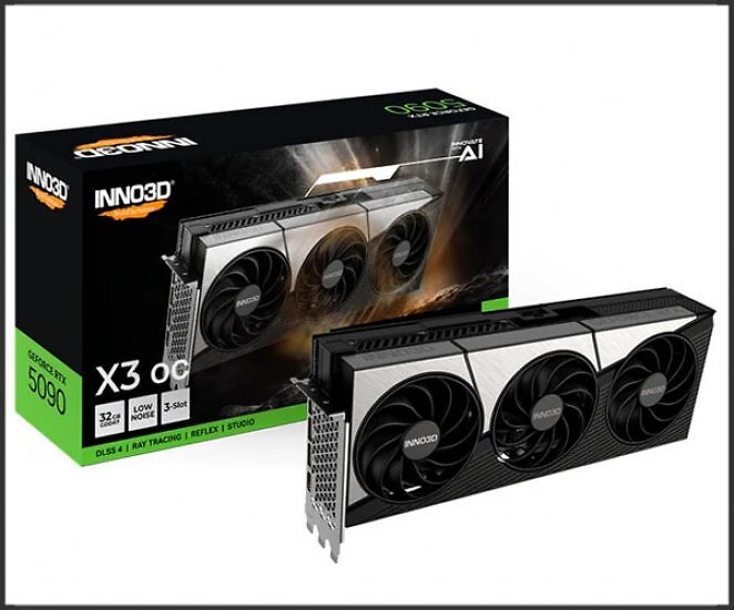 INNO3D GeForce RTX 5090 X3 OC, Grafikkarte