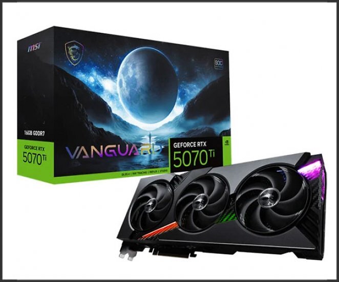 MSI GeForce RTX 5070 Ti VANGUARD SOC, Grafikkarte