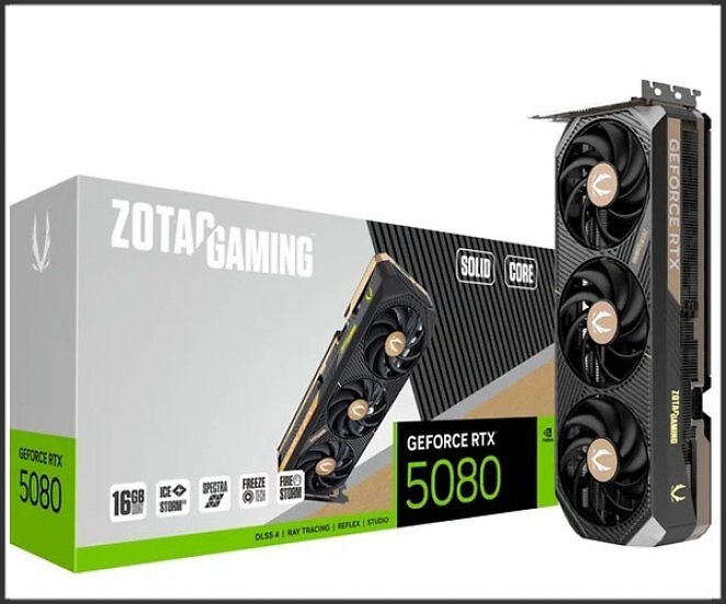 ZOTAC GeForce RTX 5080 SOLID CORE, Grafikkarte