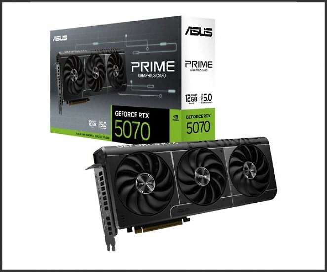 Grafikkarte ASUS Prime GeForce RTX 5070 - 12GB GDDR7, HDMI, 3x DP