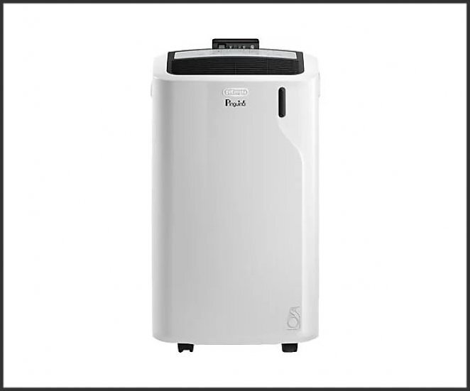 DELONGHI Pinguino PAC EM90 Silent, 3-in1: Kühlung, Entfeuchtung, Ventilation, leises mobiles Klimagerät Weiß (Max. Raumgröße: 90 m³, EEK: A)