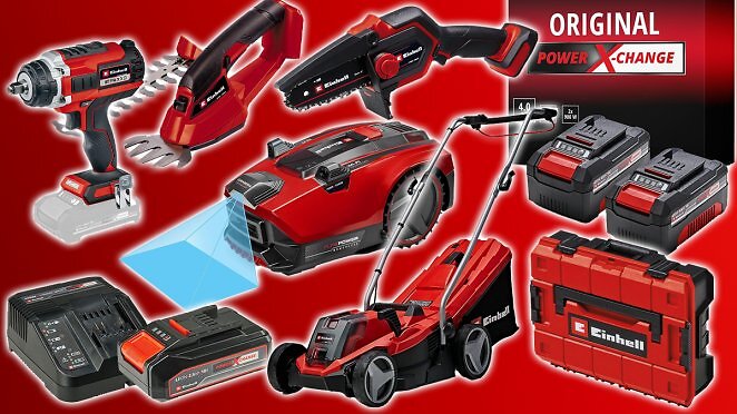 Bis zu 70 % Rabatt auf Einhell Akkus und Werkzeug sparen