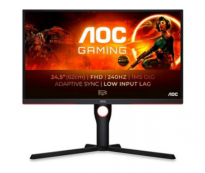 AOC 25G3ZM, 25 Zoll, 1.920 × 1.080, VA, 240 Hz