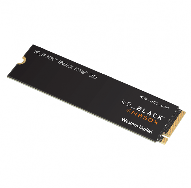 WD Black SN850X SSD - 4TB - M.2 2280 - PCIe 4.0 - Ohne Kühlkörper