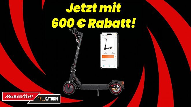 EVERCROSS TECH EV85F ABE Elektroroller mit Straßenzulassung E-Scooter E-Roller (8,5 Zoll, Schwarz-Rot)