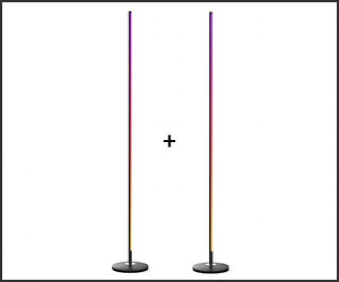 Govee Smart LED Floor Lamp - 2er-SetAlles von GoveeGovee RGBICW Smart Corner Floor Lamp - 2er-Set