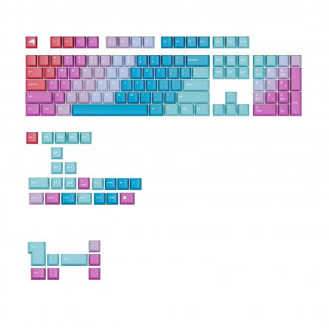 Glorious Gaming Daydream GPBT Gradient Keycaps