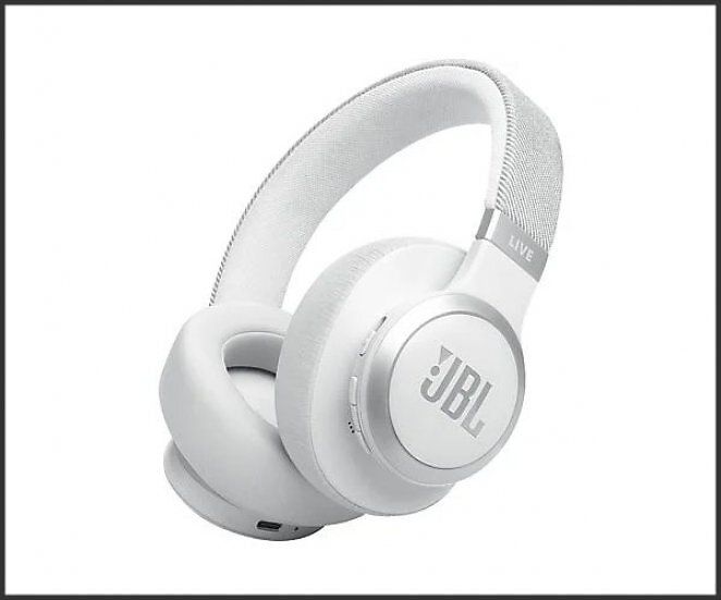 JBL Live 770NC, Over-ear Kopfhörer Weiß