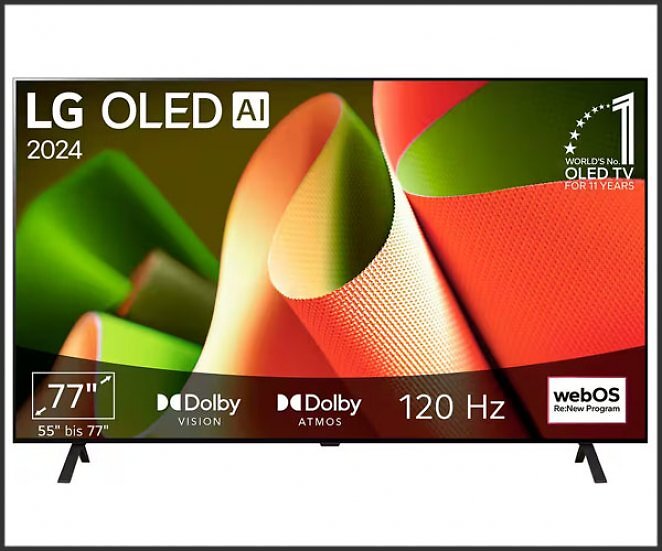 LG OLED77B42LA OLED-Fernseher 77 Zoll