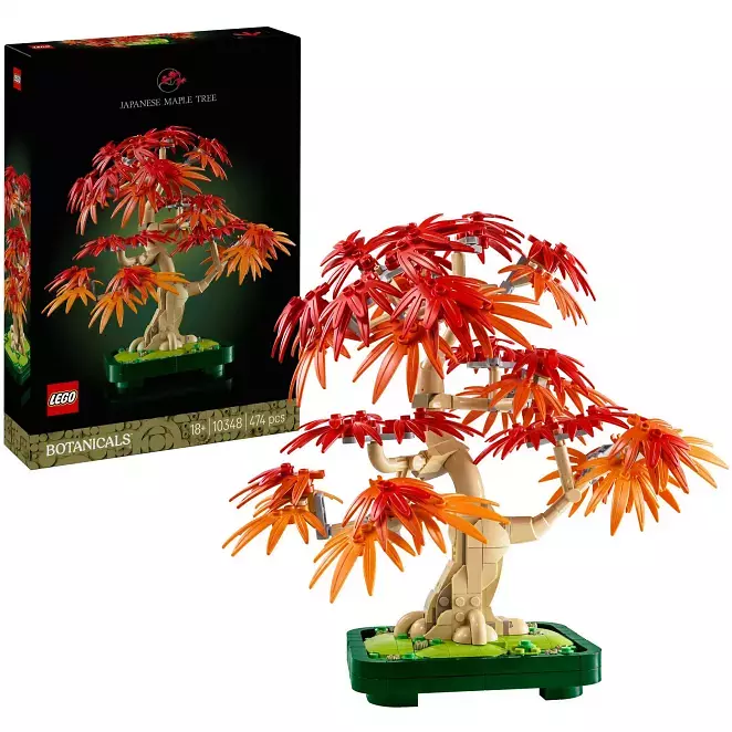 LEGO 10348 Botanicals Japanischer Roter Ahorn - Bonsai-Baum, Konstruktionsspielzeug