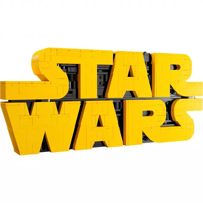 LEGO 75407 Star Wars Logo aus LEGO Steinen, Konstruktionsspielzeug