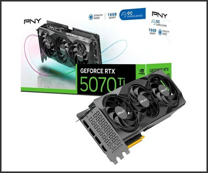 PNY GeForce RTX 5070 Ti OC, Grafikkarte