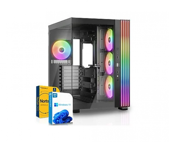 SYSTEMTREFF High End, Gaming-PC mit Intel Core Ultra 7 265KF, 64 GiB RAM, 2-TB-SSD, Nvidia Geforce RTX 5080, Win 11 Pro