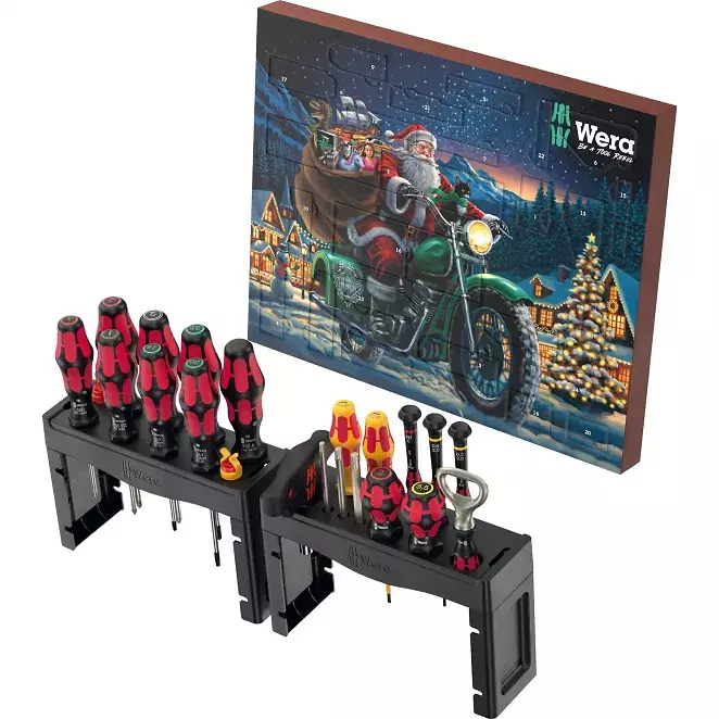 Wera Adventskalender 2025, Werkzeug-Set(28-teilig)