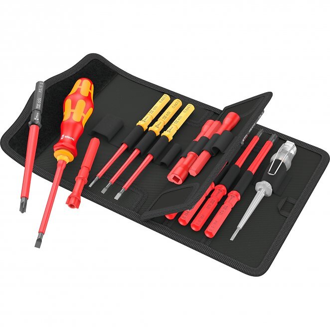 Wera Kraftform Kompakt VDE 18 Universal 1 Tool Finder, 18-teilig, Schraubendreher