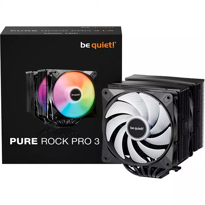 be quiet! Pure Rock Pro 3 LX Black, CPU-Kühler