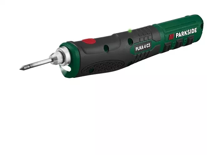 4 V Akku-Lötkolben PLKA 4 C3, mit Lötstation