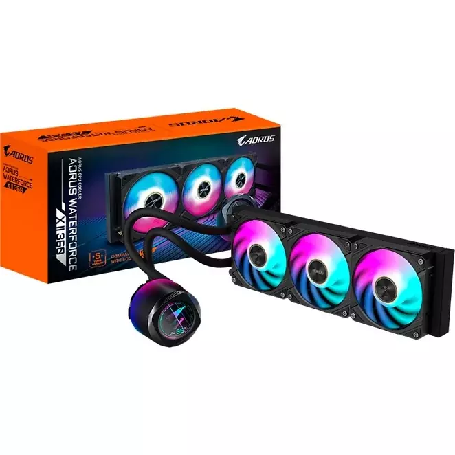 GIGABYTE AORUS WATERFORCE X II 360mm, Wasserkühlung