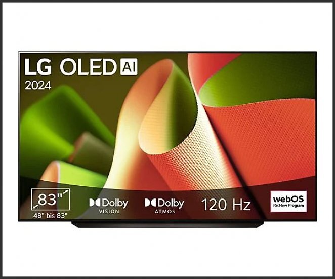 LG OLED83B49LA OLED TV (Flat, 83 Zoll / 210 cm, OLED 4K, SMART TV)
