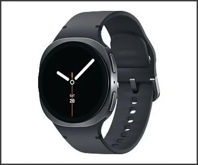 SAMSUNG Galaxy Watch 8 40 mm Smartwatch Kautschuk, 130-180 mm, Graphite