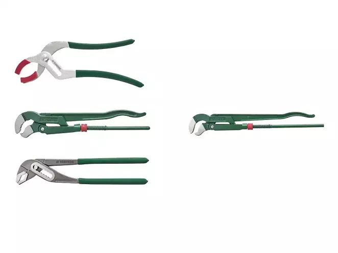 Sanitärzangen-Set, 3-teilig / Rohrzange