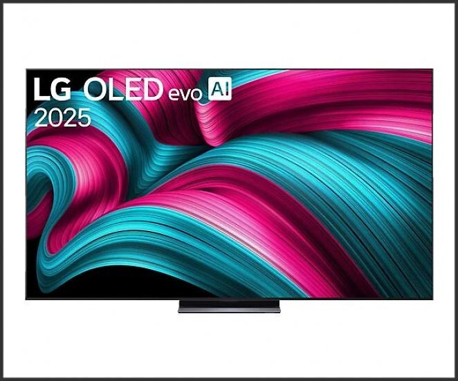 LG OLED65C57LA OLED evo TV (Flat, 65 Zoll / 165 cm, OLED 4K, SMART TV)
