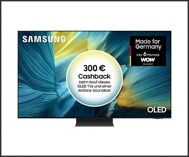 SAMSUNG OLEDGQ65S95F OLED 4K Vision AI Smart TV (65 Zoll / 163 cm, UHD 4K, SMART TV)