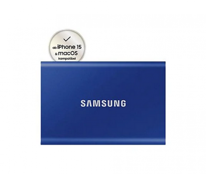 Samsung Portable SSD T7 1 TB, USB-C & USB-A (Aktionspreis)