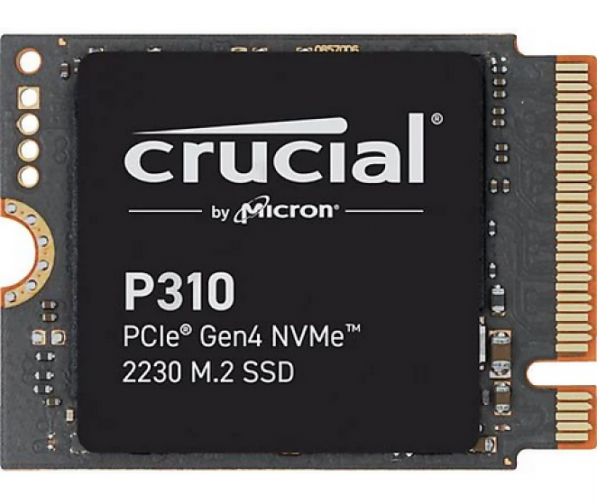 Crucial P310 1 TB, M.2 2230, PCI-Express 4.0 ×4, 7.100 MB/s Lesen, 6.000 MB/s Schreiben (Aktionspreis)